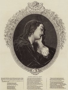 Melancholie door Charles Landelle
